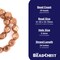 The Bead Chest Copper Dotted Diamond Cut Hollow Tribal Beads (18mm)